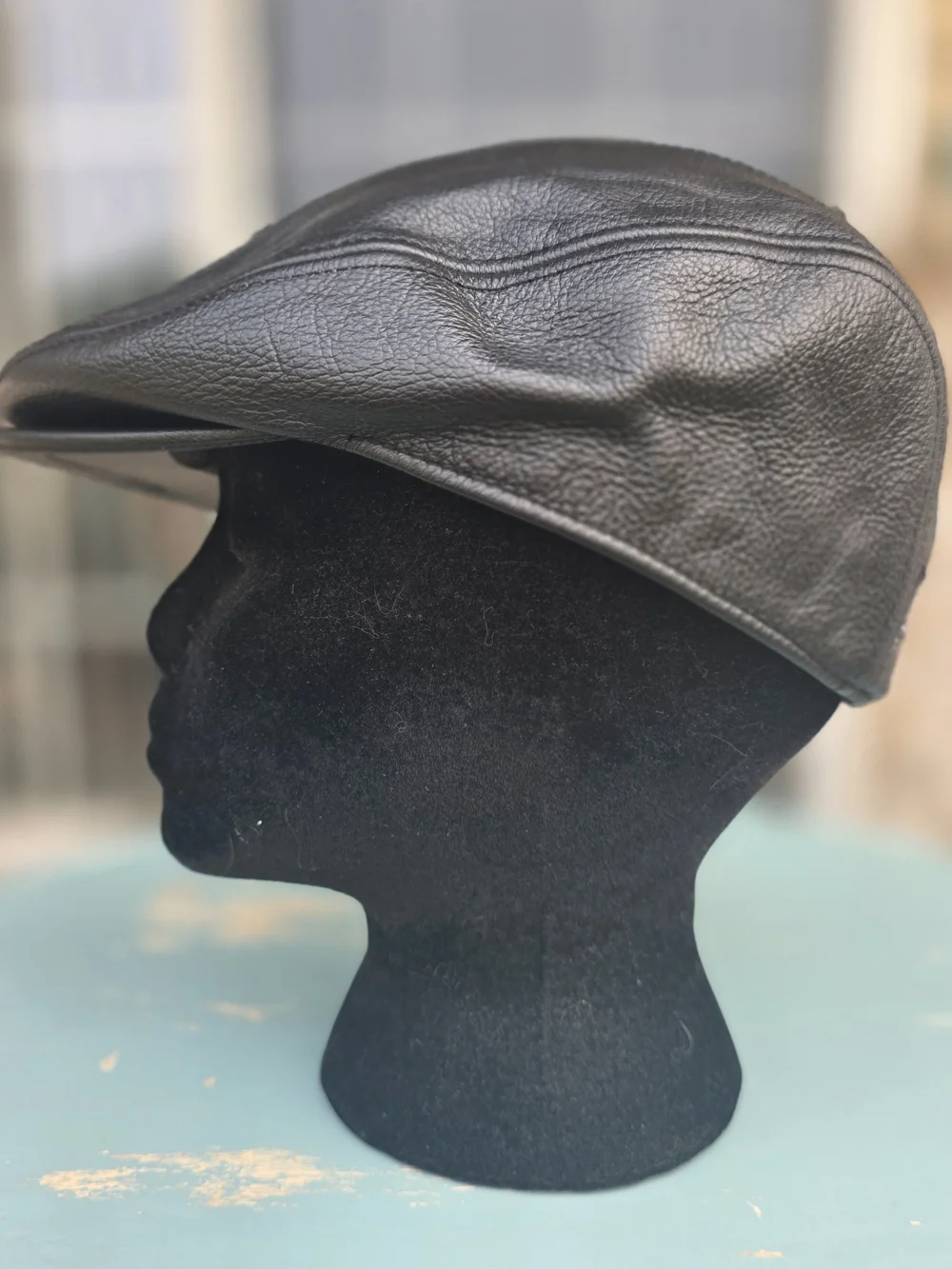 Harley-Davidson Genuine Leather Ivy Flat Cap Hat Size M